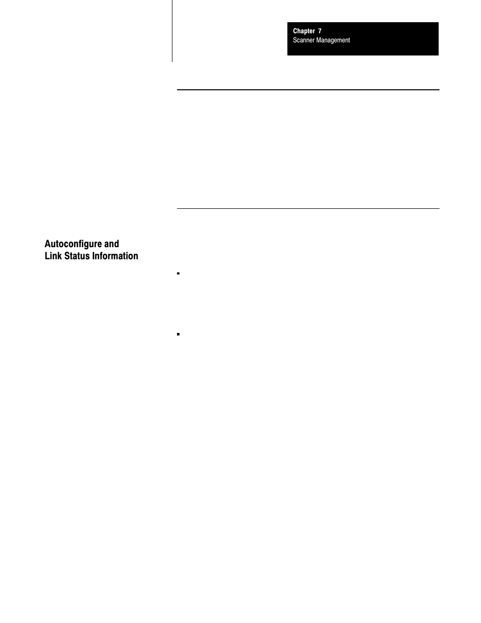 Autoconfigure and link status information, 7ć15 | Rockwell Automation 6008-SI IBM PC I/O SCNNR 6008-SI User Manual | Page 82 / 136