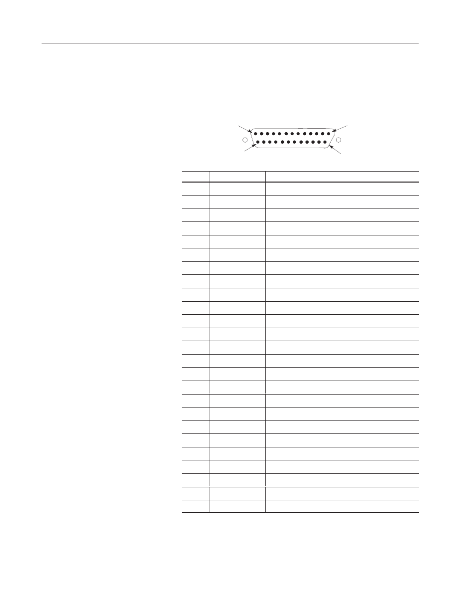 Reader pinouts, Rs-232 port | Rockwell Automation 2755 StrataScan Bar Code Readers User Manual | Page 54 / 68