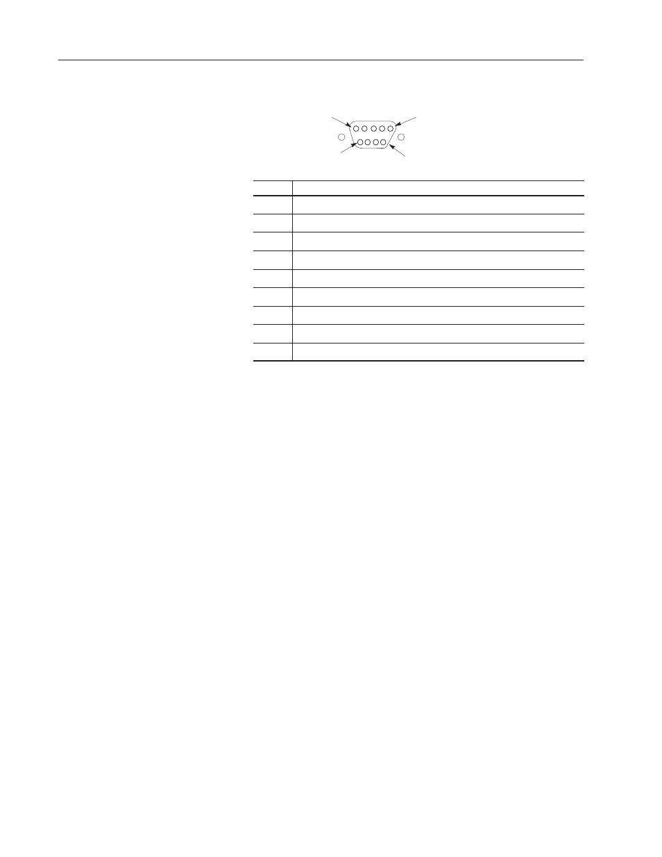 Power supply pinouts | Rockwell Automation 2755 StrataScan Bar Code Readers User Manual | Page 58 / 68