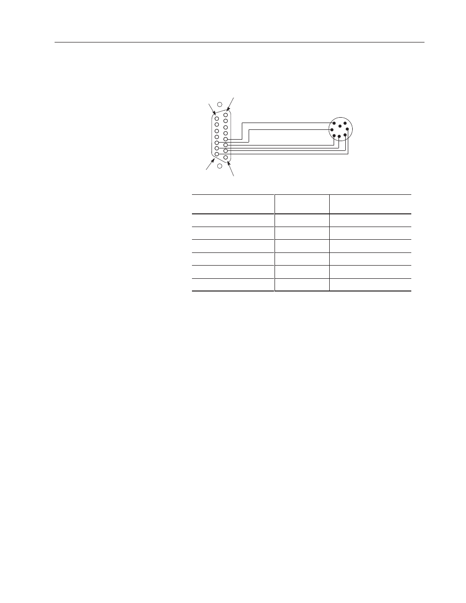 Interface box cable pinouts | Rockwell Automation 2755 StrataScan Bar Code Readers User Manual | Page 61 / 68