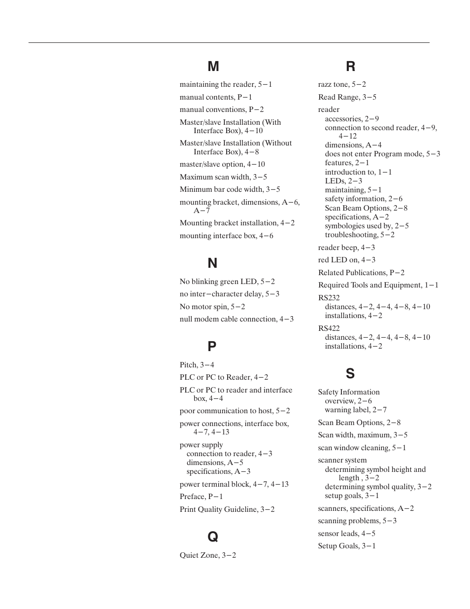 Rockwell Automation 2755 StrataScan Bar Code Readers User Manual | Page 66 / 68