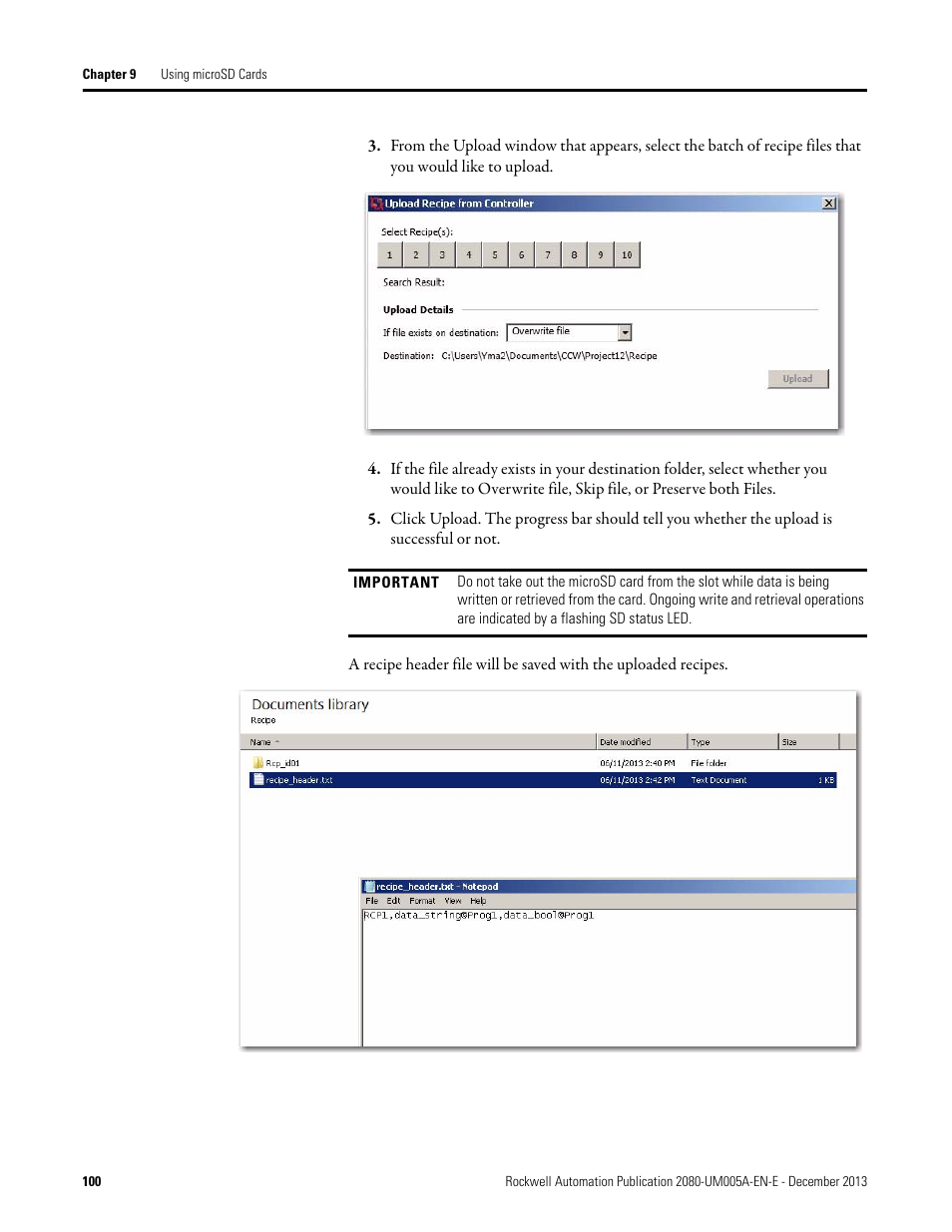 Rockwell Automation 2080-LC20-20QBBR Micro820 20-point Programmable Controllers User Manual User Manual | Page 108 / 162