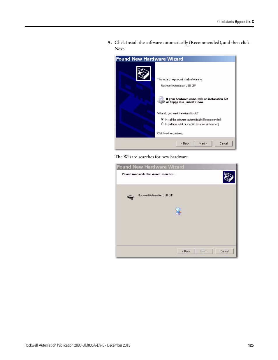 Rockwell Automation 2080-LC20-20QBBR Micro820 20-point Programmable Controllers User Manual User Manual | Page 133 / 162