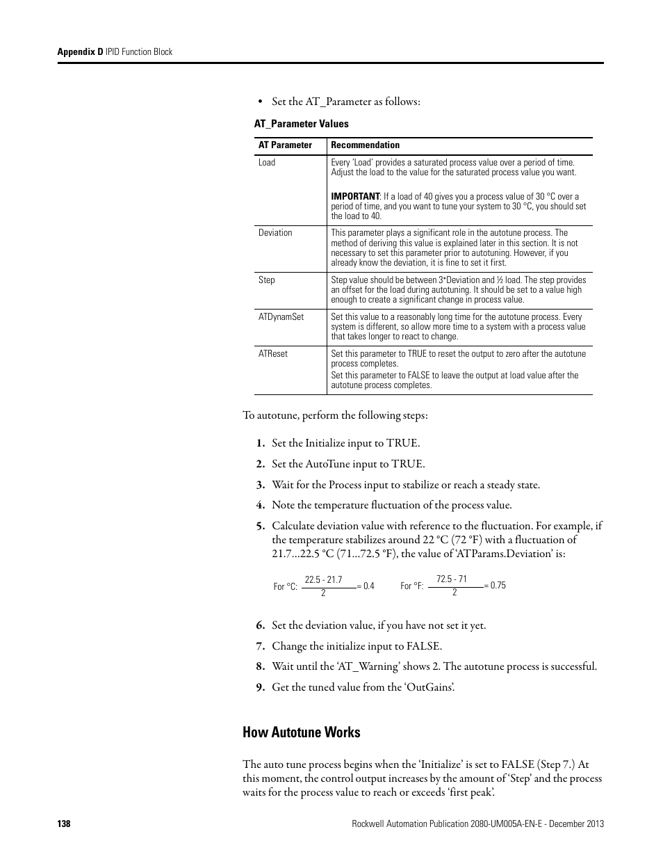 How autotune works | Rockwell Automation 2080-LC20-20QBBR Micro820 20-point Programmable Controllers User Manual User Manual | Page 146 / 162