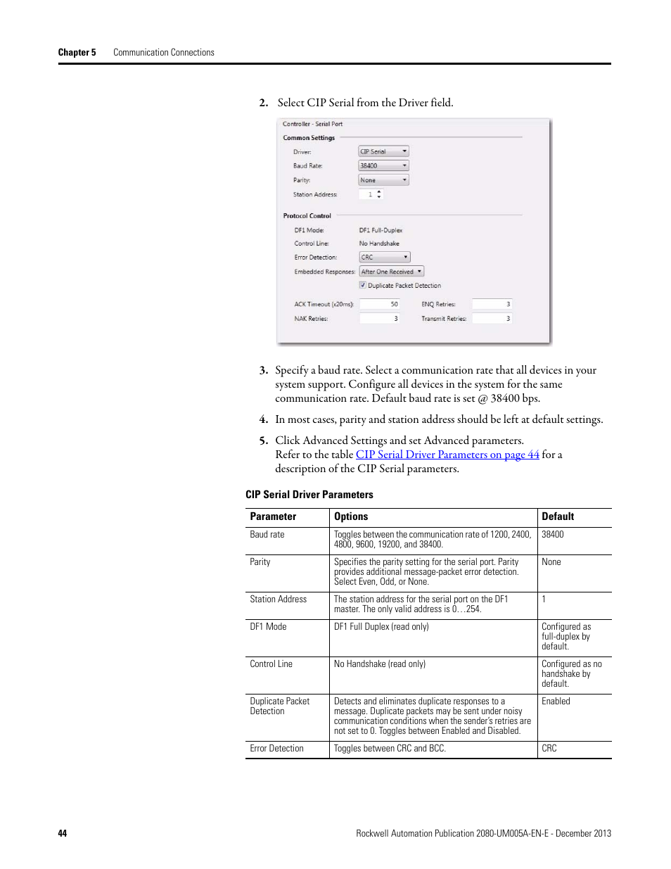 Rockwell Automation 2080-LC20-20QBBR Micro820 20-point Programmable Controllers User Manual User Manual | Page 52 / 162