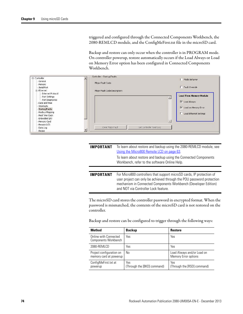 Rockwell Automation 2080-LC20-20QBBR Micro820 20-point Programmable Controllers User Manual User Manual | Page 82 / 162