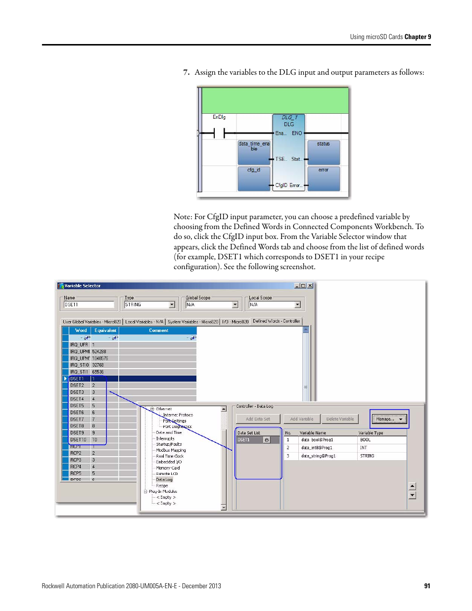 Rockwell Automation 2080-LC20-20QBBR Micro820 20-point Programmable Controllers User Manual User Manual | Page 99 / 162