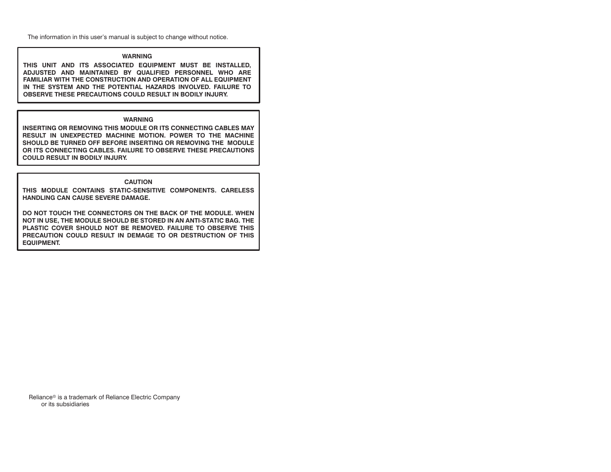 Warning notices | Rockwell Automation 57C402 25-115V AC/DC Low Power Output Module User Manual | Page 2 / 34