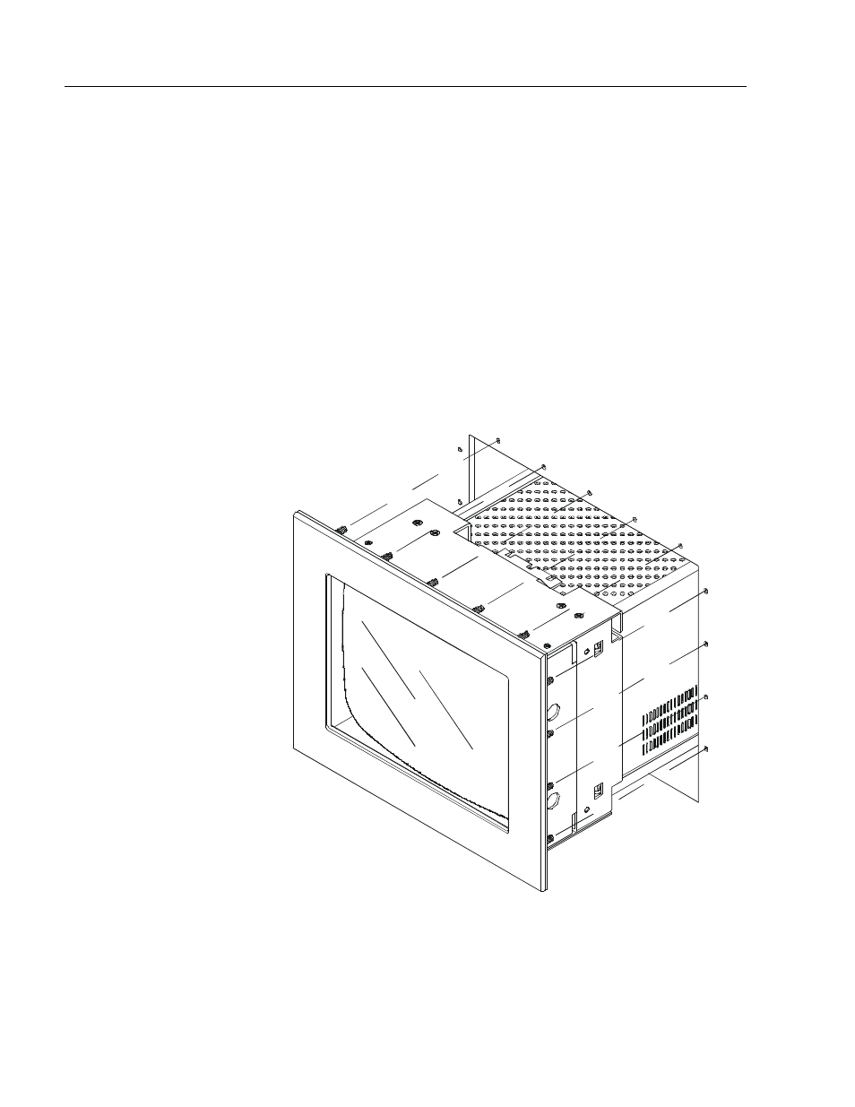 Panel mounting | Rockwell Automation 6157 Industrial 20 inch Monitors User Manual | Page 6 / 33