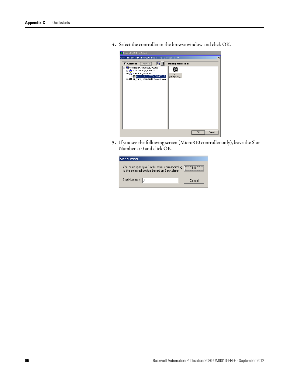 Rockwell Automation 2080-LC10-12DWD Micro810 Programmable Controllers User Manual User Manual | Page 104 / 120