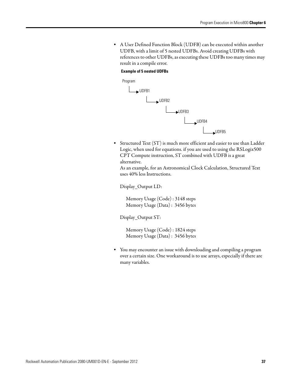 Rockwell Automation 2080-LC10-12DWD Micro810 Programmable Controllers User Manual User Manual | Page 45 / 120