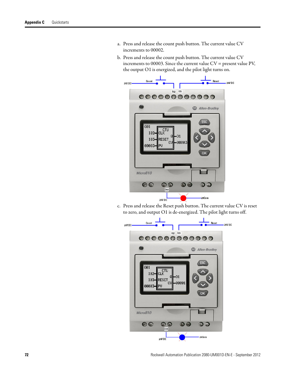 Rockwell Automation 2080-LC10-12DWD Micro810 Programmable Controllers User Manual User Manual | Page 80 / 120