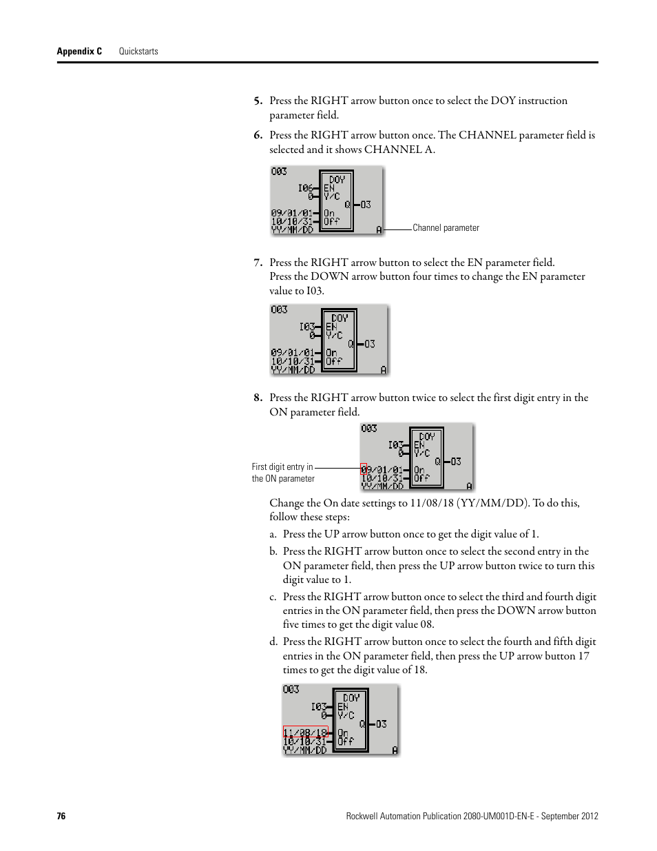 Rockwell Automation 2080-LC10-12DWD Micro810 Programmable Controllers User Manual User Manual | Page 84 / 120