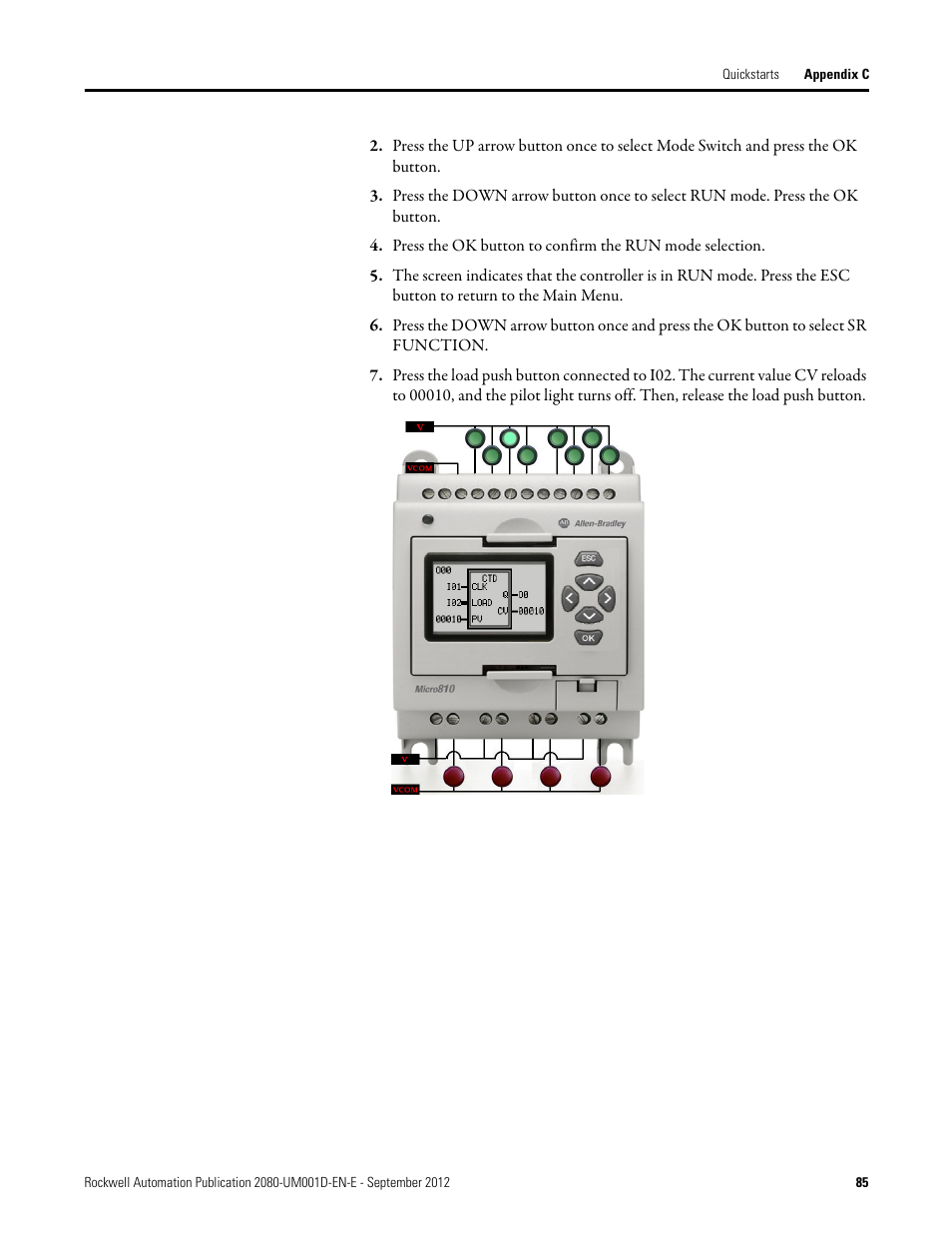 Rockwell Automation 2080-LC10-12DWD Micro810 Programmable Controllers User Manual User Manual | Page 93 / 120