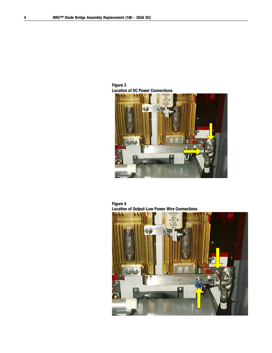 Rockwell Automation 2364,2364E NRU Diode Bridge Assembly Replacement (180 - 350A DC) User Manual | Page 4 / 8
