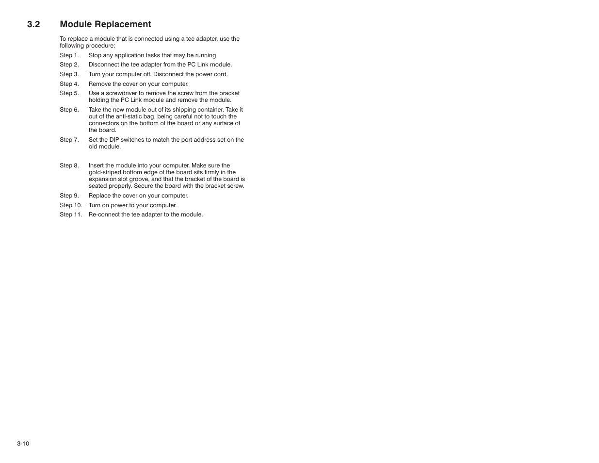 2 module replacement | Rockwell Automation 57C445 AutoMax PC Link Interface Module User Manual | Page 22 / 52