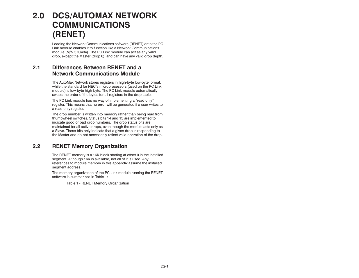 0 dcs/automax network communications (renet) | Rockwell Automation 57C445 AutoMax PC Link Interface Module User Manual | Page 36 / 52