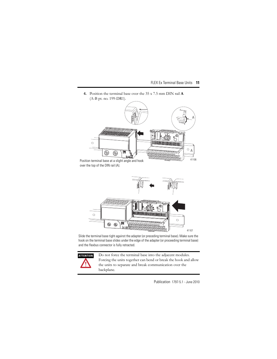 Rockwell Automation 1797-TB3S FLEX Ex Terminal Base User Manual | Page 11 / 20