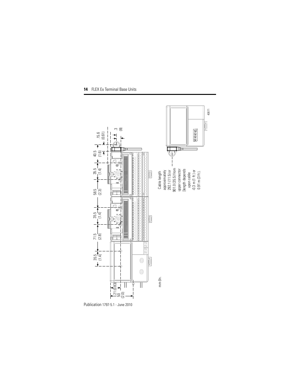 14 flex ex terminal base units publication | Rockwell Automation 1797-TB3S FLEX Ex Terminal Base User Manual | Page 14 / 20
