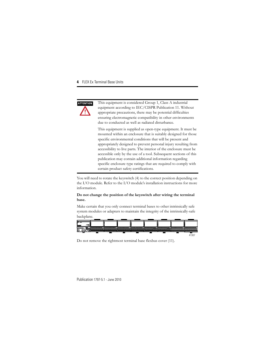 Rockwell Automation 1797-TB3S FLEX Ex Terminal Base User Manual | Page 4 / 20