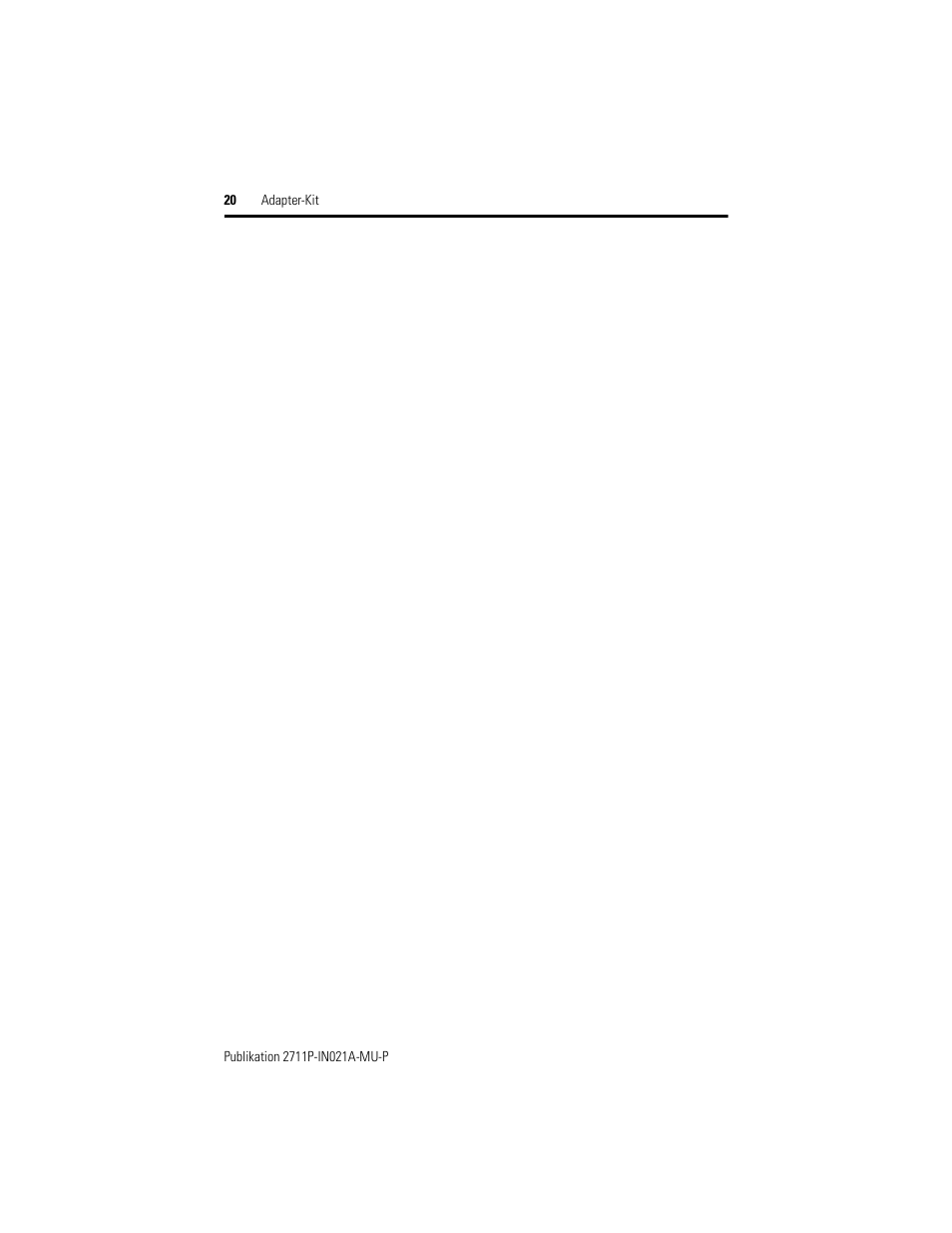 Rockwell Automation 2711P-RAK6 Cutout Adapter Kit for PVPlus 600 Keypad or Keypad Touch Terminals User Manual | Page 20 / 40