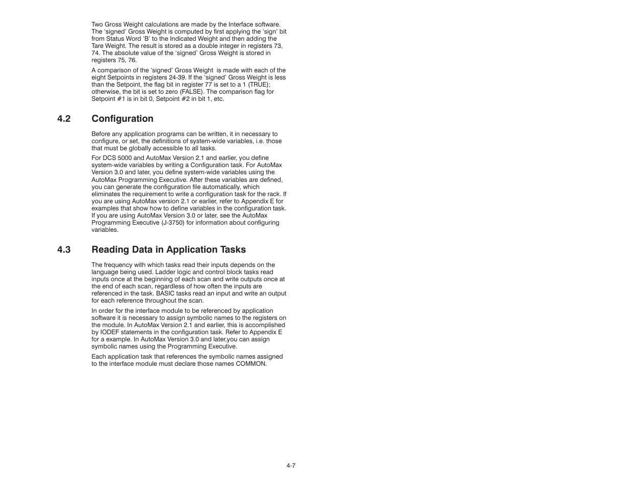 2 configuration, 3 reading data in application tasks | Rockwell Automation 57C428 Toledo Scale Interface Module User Manual | Page 23 / 42