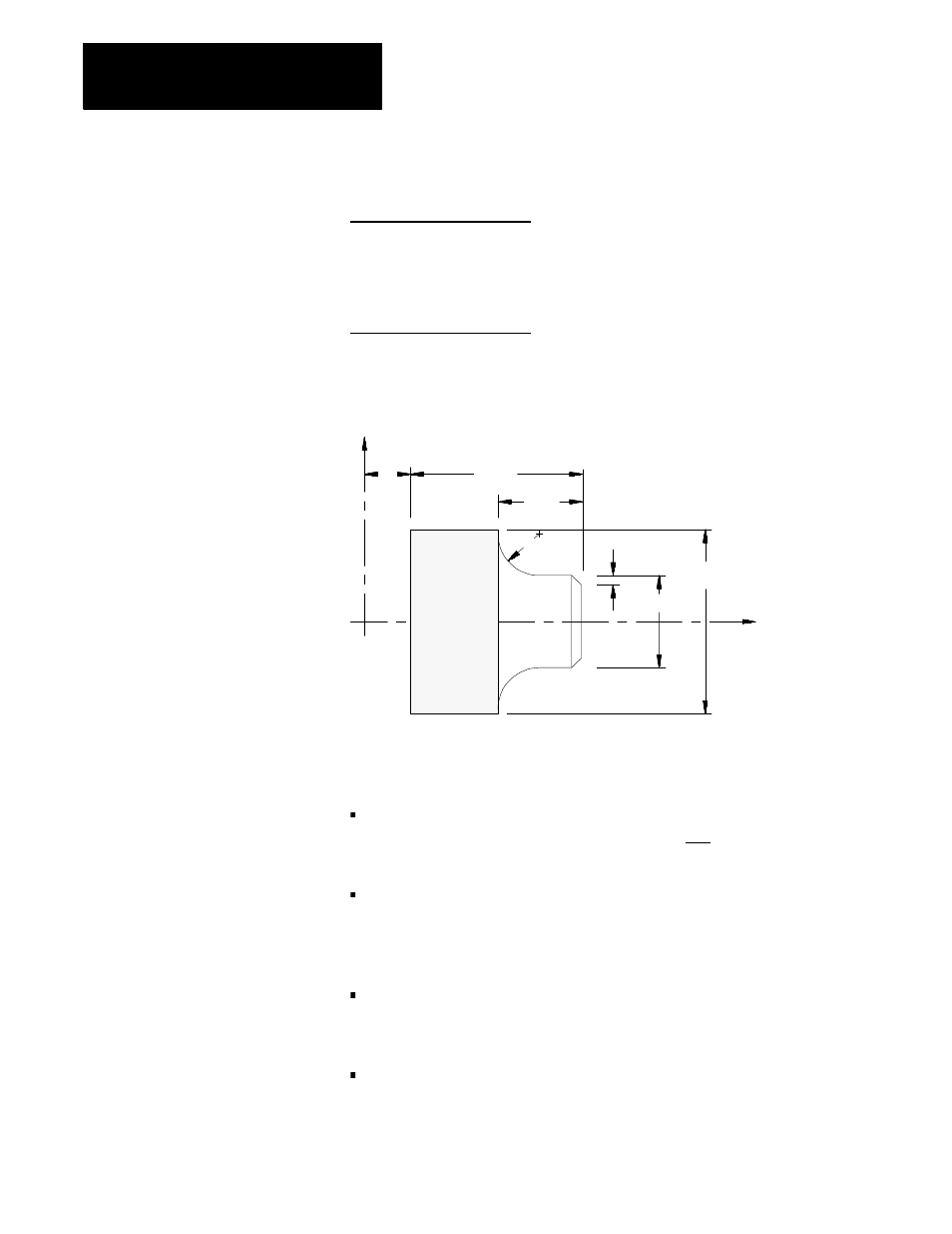 Considerations with chamfering and corner radius | Rockwell Automation 8520-GUM 9/Series CNC Grinder Operation and Programming Manual Documentation Set User Manual | Page 398 / 820