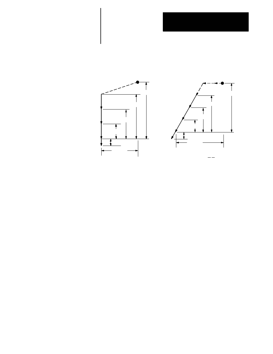 Normal mode plunge two-step mode plunge | Rockwell Automation 8520-GUM 9/Series CNC Grinder Operation and Programming Manual Documentation Set User Manual | Page 615 / 820