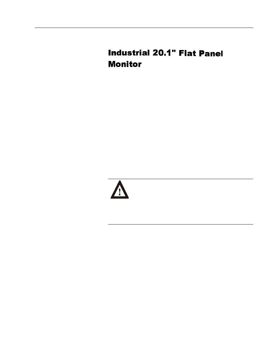 Description, Industrial 20.1" flat panel monitor | Rockwell Automation 6185-E 20 Inch Flat Panel Monitor Installation User Manual | Page 3 / 33