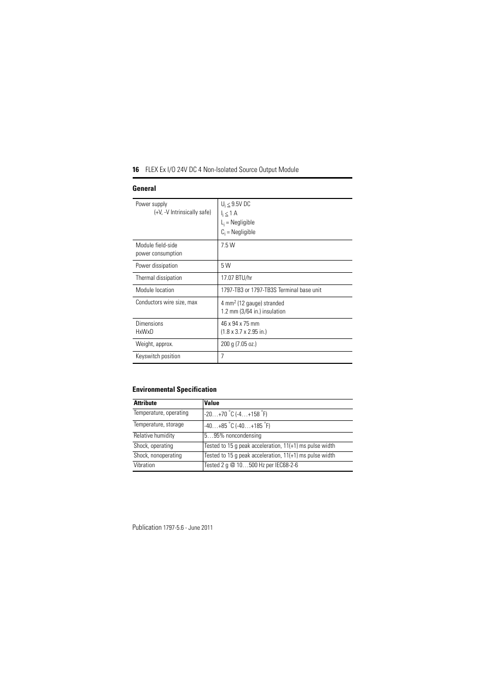 Rockwell Automation 1797-OB4D FLEX Ex 24V DC Nonisolated Source 4 Output Module User Manual | Page 16 / 30