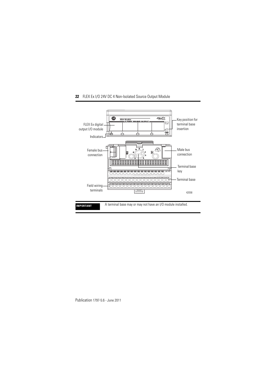 Rockwell Automation 1797-OB4D FLEX Ex 24V DC Nonisolated Source 4 Output Module User Manual | Page 22 / 30