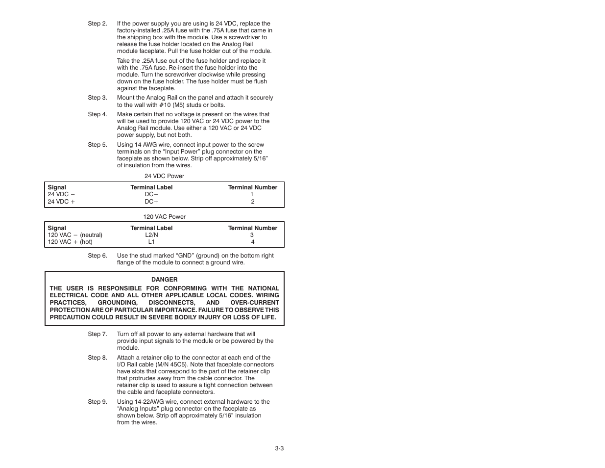 Rockwell Automation 61C345 4 Input 4-20mA Analog Rail Module User Manual | Page 17 / 48