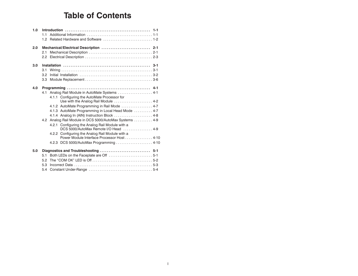 Rockwell Automation 61C345 4 Input 4-20mA Analog Rail Module User Manual | Page 3 / 48