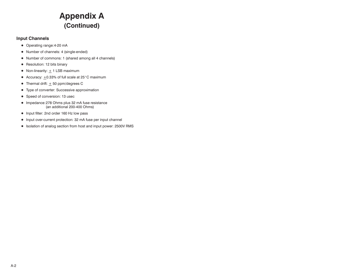 Appendix a, Continued) | Rockwell Automation 61C345 4 Input 4-20mA Analog Rail Module User Manual | Page 40 / 48