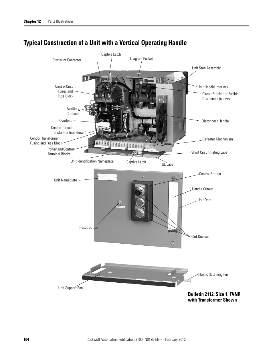 Rockwell Automation 2100 CENTERLINE Low Voltage Motor Control Centers  User Manual | Page 104 / 112