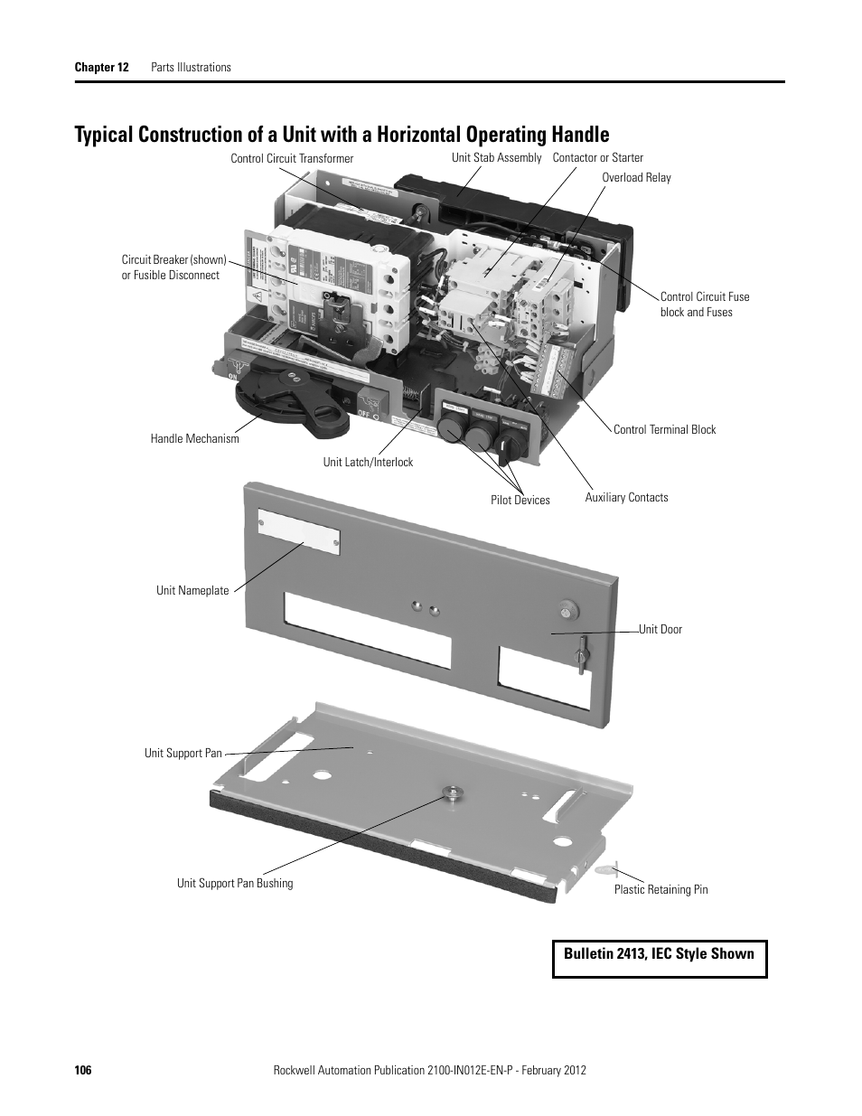 Rockwell Automation 2100 CENTERLINE Low Voltage Motor Control Centers  User Manual | Page 106 / 112
