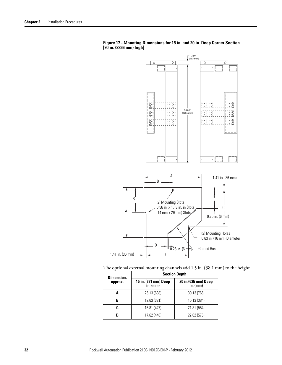 Rockwell Automation 2100 CENTERLINE Low Voltage Motor Control Centers  User Manual | Page 32 / 112