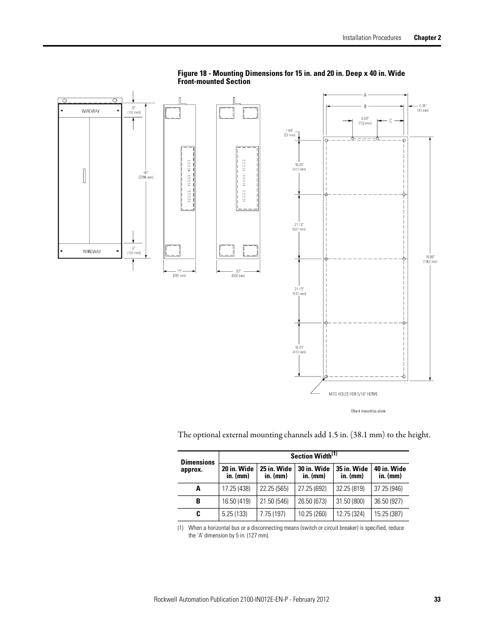 Rockwell Automation 2100 CENTERLINE Low Voltage Motor Control Centers  User Manual | Page 33 / 112