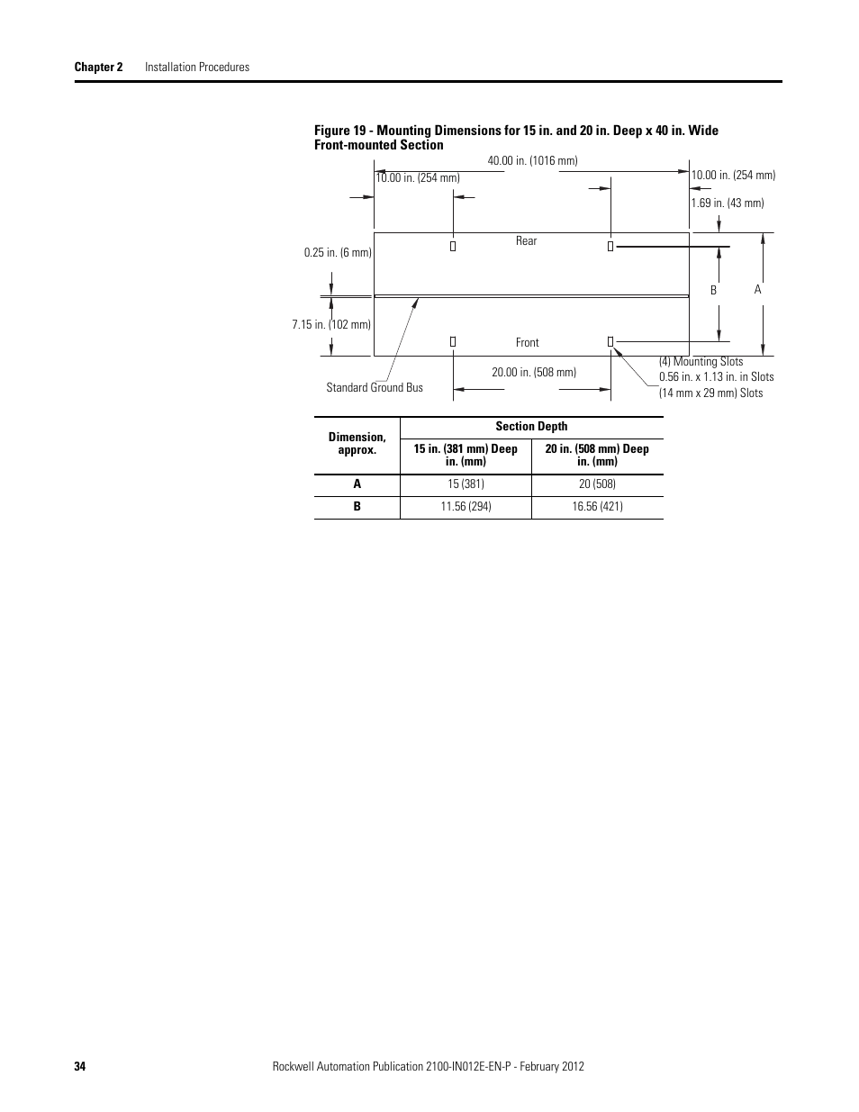 Rockwell Automation 2100 CENTERLINE Low Voltage Motor Control Centers  User Manual | Page 34 / 112