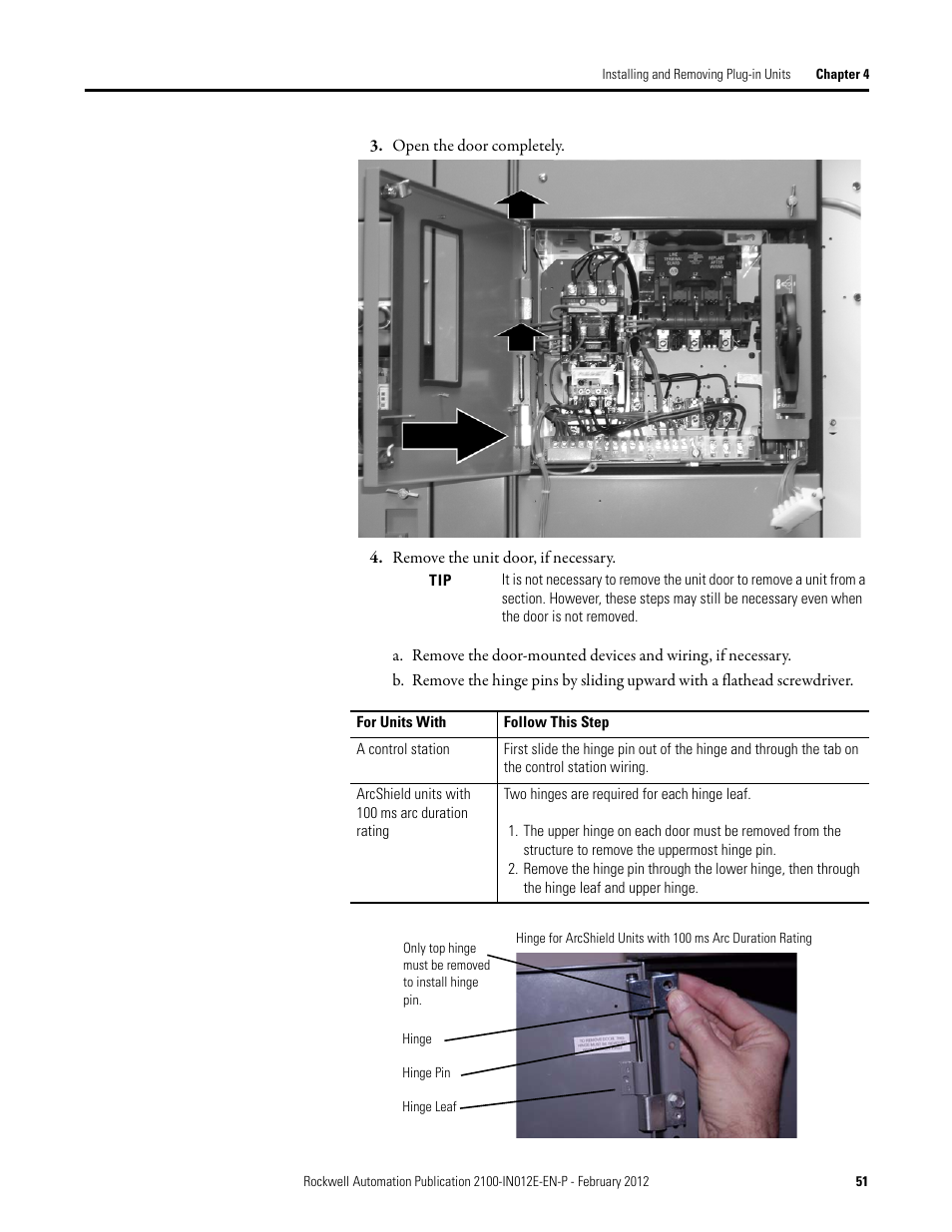 Rockwell Automation 2100 CENTERLINE Low Voltage Motor Control Centers  User Manual | Page 51 / 112