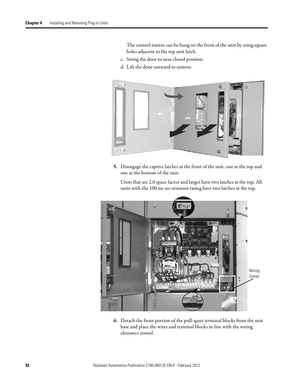 Rockwell Automation 2100 CENTERLINE Low Voltage Motor Control Centers  User Manual | Page 52 / 112