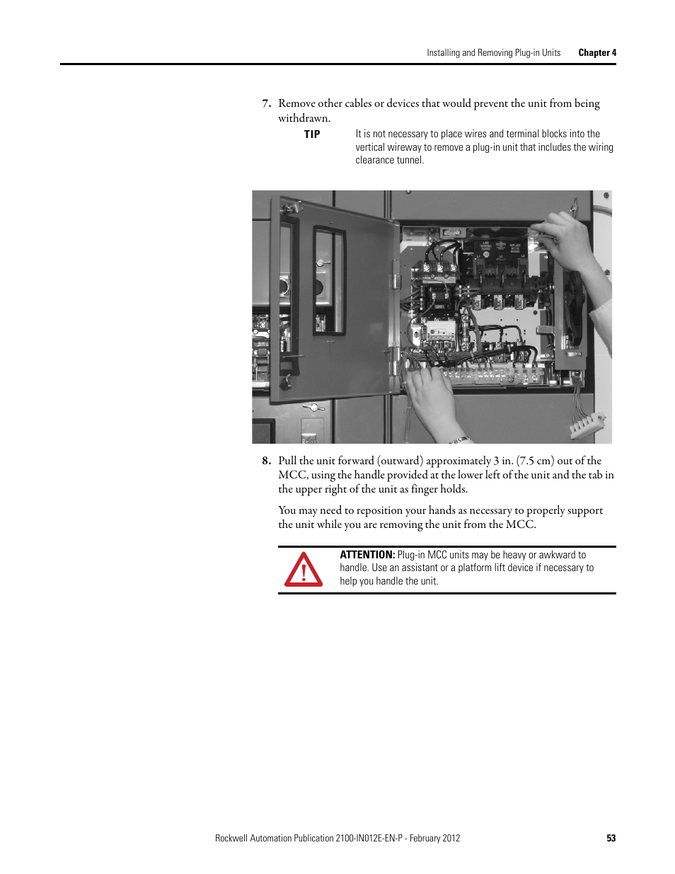 Rockwell Automation 2100 CENTERLINE Low Voltage Motor Control Centers  User Manual | Page 53 / 112