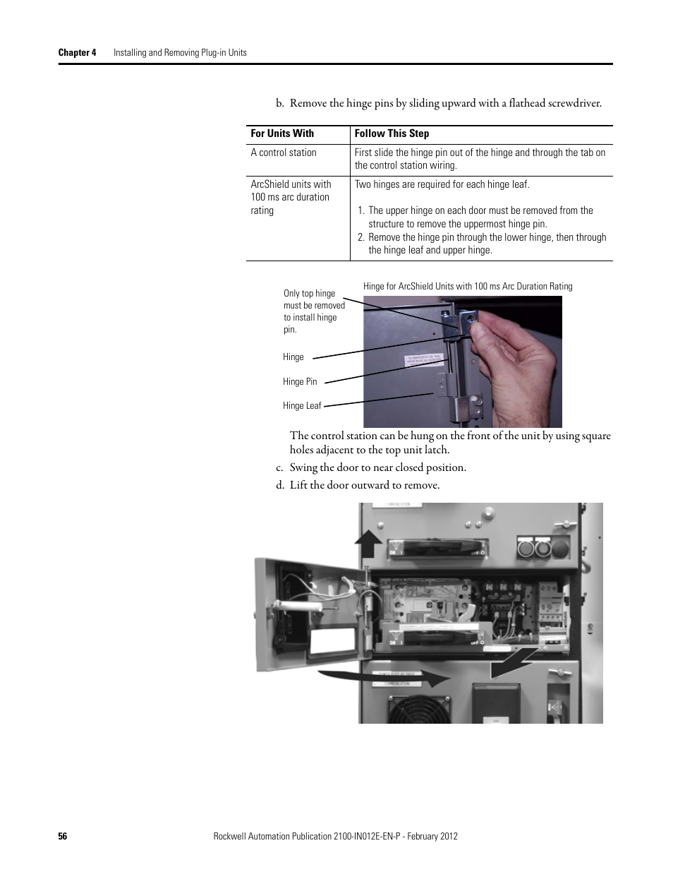 Rockwell Automation 2100 CENTERLINE Low Voltage Motor Control Centers  User Manual | Page 56 / 112