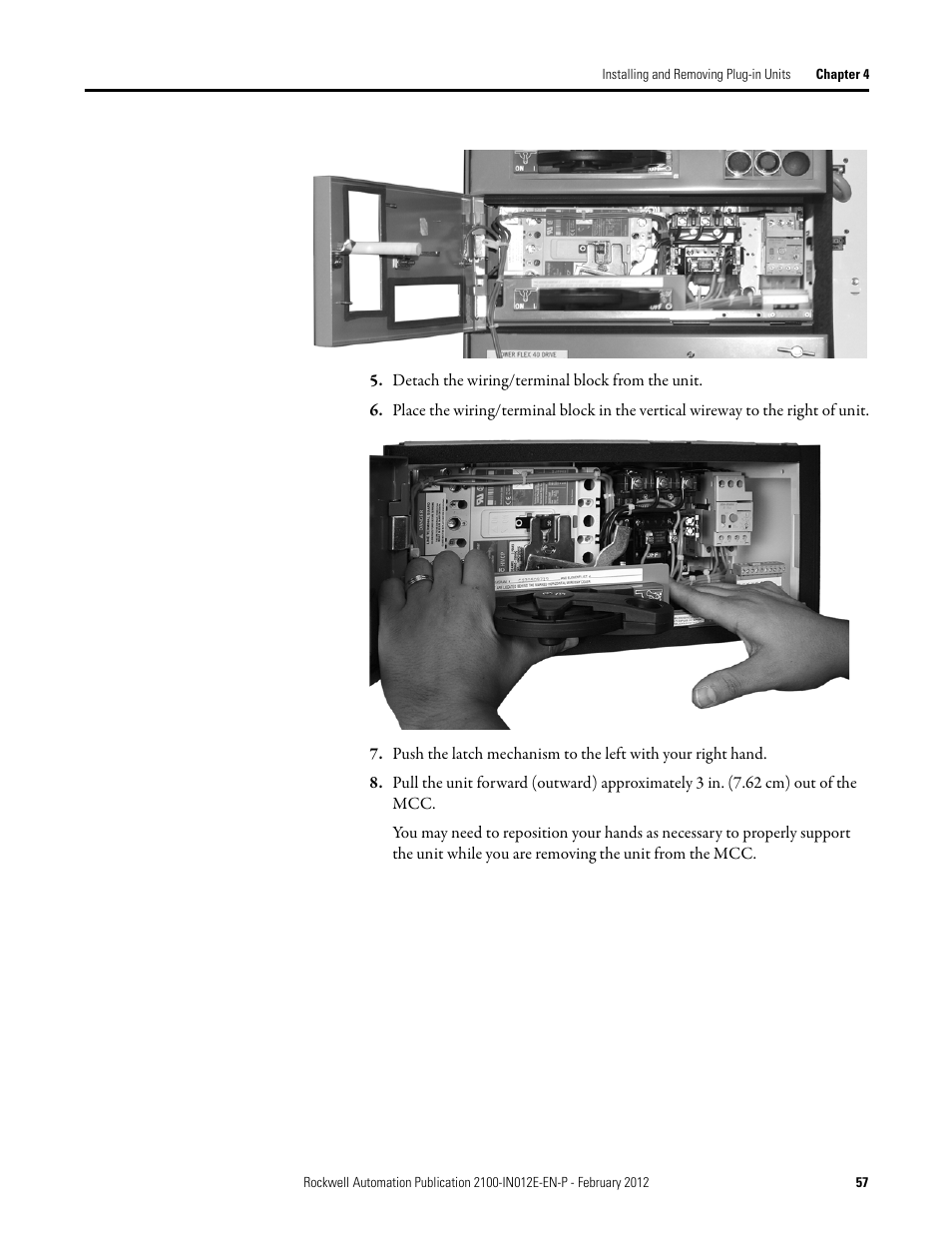 Rockwell Automation 2100 CENTERLINE Low Voltage Motor Control Centers  User Manual | Page 57 / 112