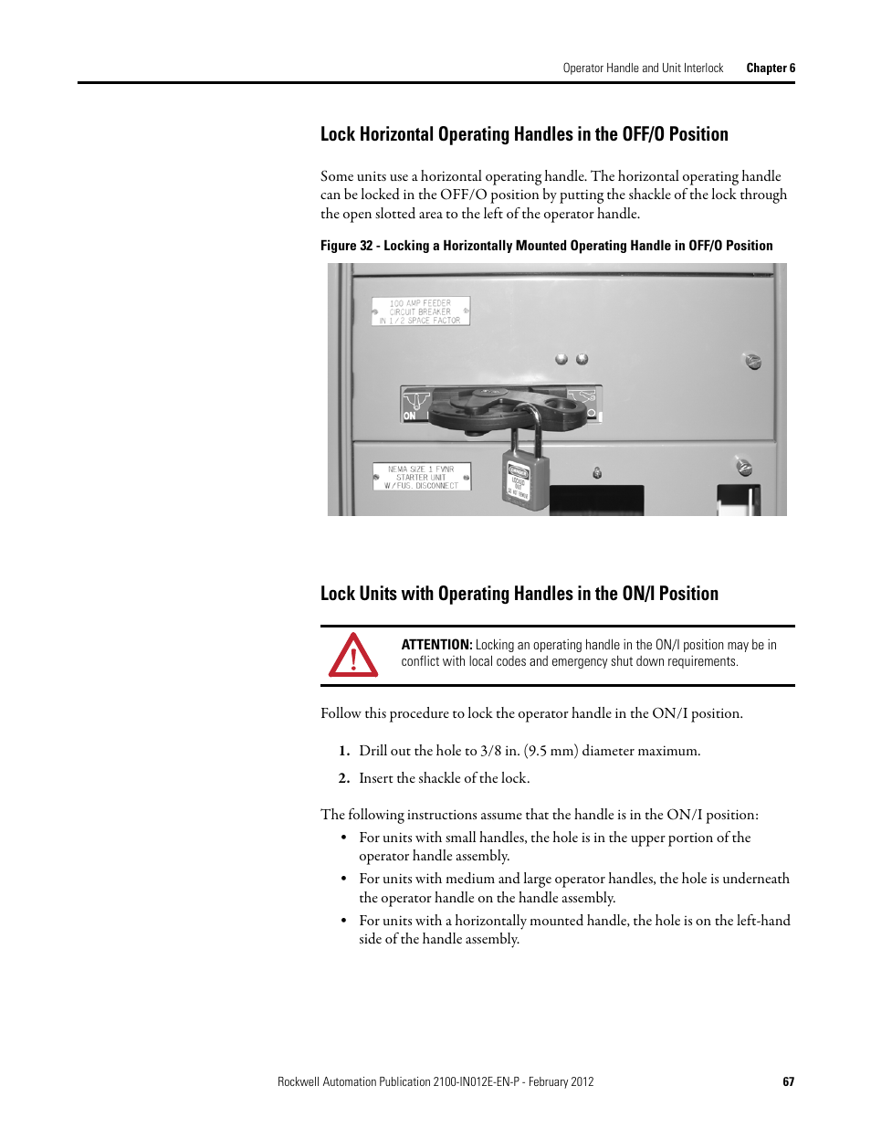 Rockwell Automation 2100 CENTERLINE Low Voltage Motor Control Centers  User Manual | Page 67 / 112