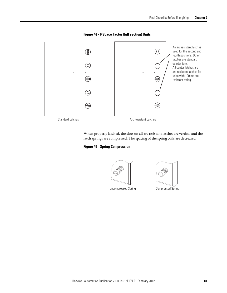 Rockwell Automation 2100 CENTERLINE Low Voltage Motor Control Centers  User Manual | Page 81 / 112