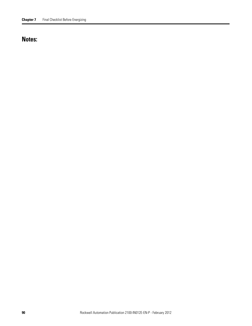 Rockwell Automation 2100 CENTERLINE Low Voltage Motor Control Centers  User Manual | Page 90 / 112