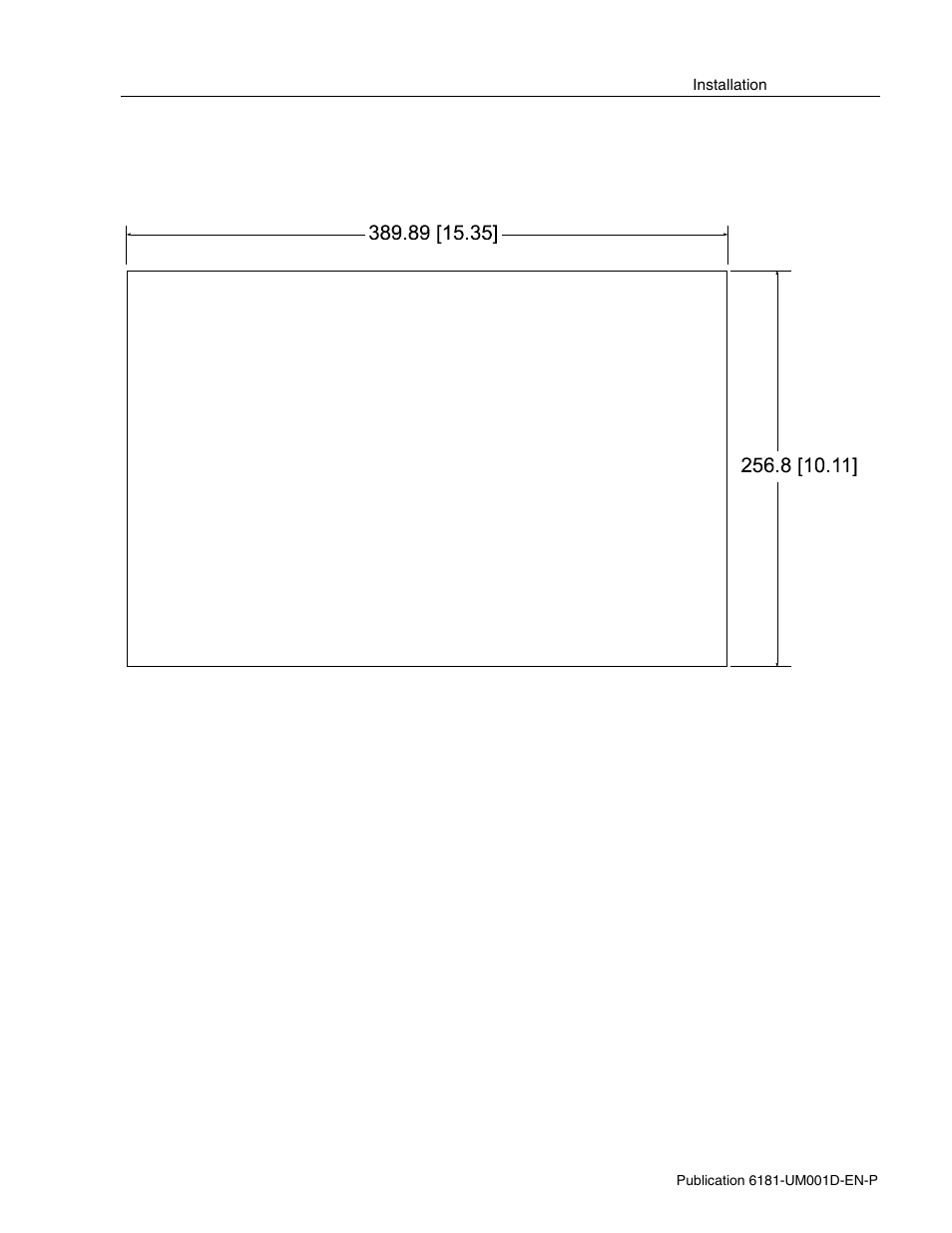 1 in. with keypad mounting cutout | Rockwell Automation 6181 Industrial Computer User Manual | Page 29 / 144