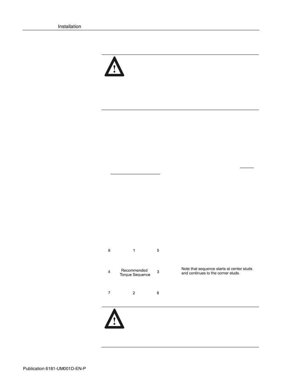 Panel mounting with mounting studs | Rockwell Automation 6181 Industrial Computer User Manual | Page 30 / 144