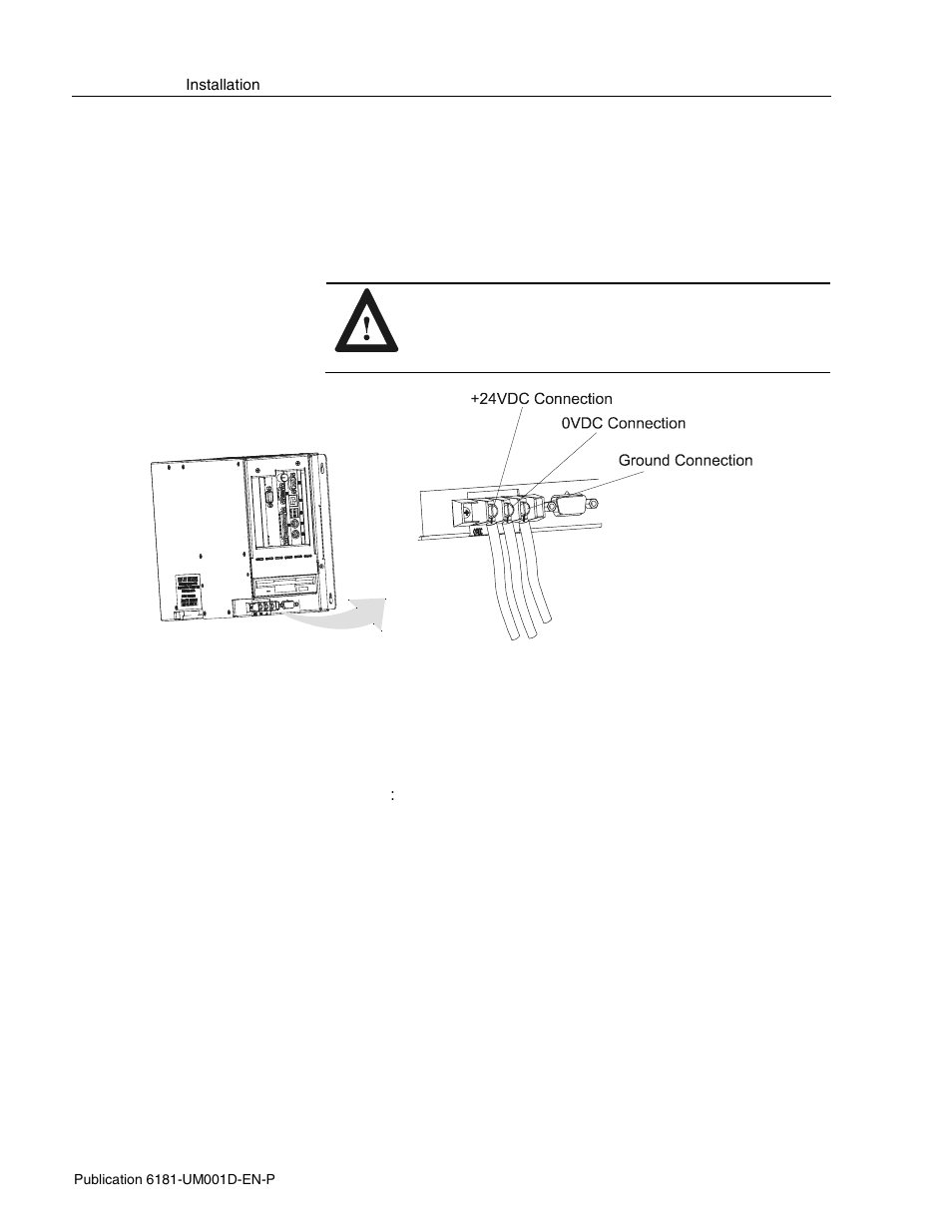 Dc power connections network connections | Rockwell Automation 6181 Industrial Computer User Manual | Page 36 / 144